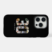 数字の30 フォトコラージュ iPhoneケース (裏面横)