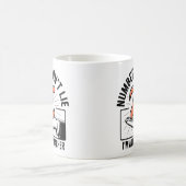 数字は嘘をつかない - おもしろ数学教師 コーヒーマグカップ (中央)