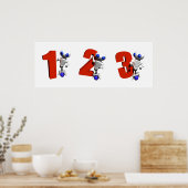 数字を使って歩く ポスター (キッチン)