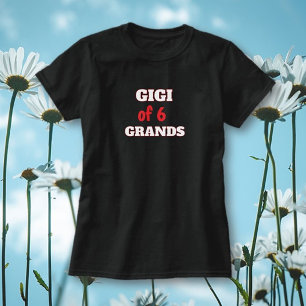 数字を編集!特別なおばあちゃんのための名前を追加 Tシャツ