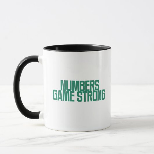 数字ゲームに強いのプロ | データ分析の達人 マグカップ (左)