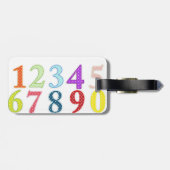 数字ラゲッジタグ ラゲッジタグ (裏面横)