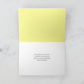 数字1ろうそく動物誕生日カード カード (内部)