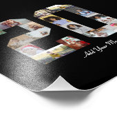 数字20写真コラージュ フォトプリント            (角)