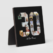 数字30のフォトコラージュ フォトプラーク (正面)