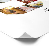 数字30のフォトコラージュ ポスター (角)