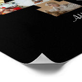 数字40のフォトコラージュ ポスター (角)