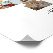 数字40のフォトコラージュ ポスター (角)