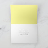 数字5キャンドルアニマル誕生日カード サンキューカード (内部)