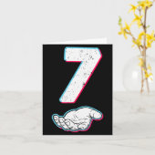 数字67のマッチング シックス セブン 6 7 ミーム 6 7 ハロウィーン カード (黄色い花)