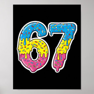 数字67 Tシャツ コスチューム 大人 ピンク レディース メンズ ポスター