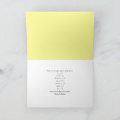 数字7ろうそく動物誕生日カード サンキューカード (内部)