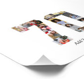 数字70のフォトコラージュ フォトプリント (角)