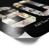 数字80写真コラージュ フォトプリント            (角)