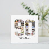 数字90写真コラージュ シーズンカード (スタンド正面)