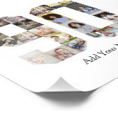 数字90写真コラージュ フォトプリント (角)