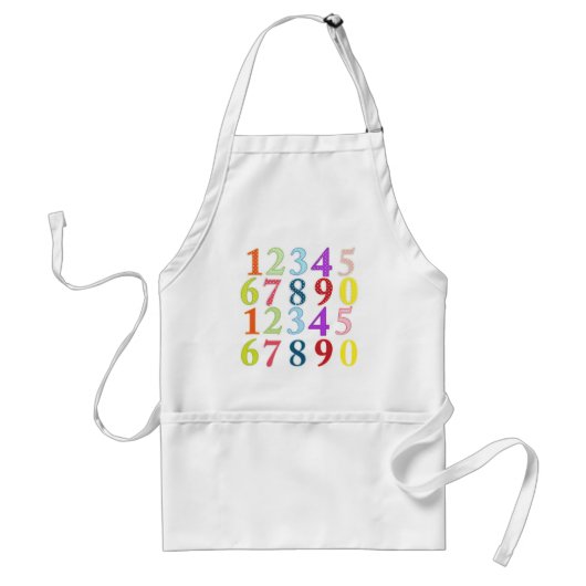 数字 スタンダードエプロン (正面)