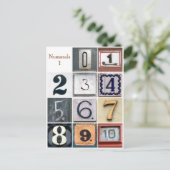 数字 1 ポストカード (スタンド正面)