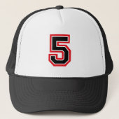 数字"5" キャップ (正面)