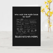 数学あなたの問題は カード (黄色い花)