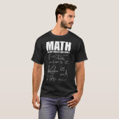 数学おたくおもしろい2 Tシャツ (正面フル)