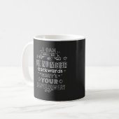 数学おたくの超出力Pi数おもしろい コーヒーマグカップ (正面左)