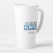 数学おたくギャグ微積分を食べた カフェラテマグ (右アングル)