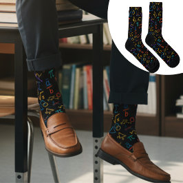 数学おたく数学記号ギフト ソックス