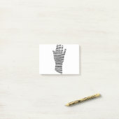 数学おたく物(誕生日の贈り物、Pi Day-AX) ポストイット (デスク上)