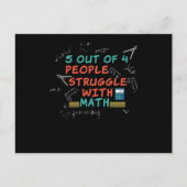 数学おもしろいことわざ数学者 ポストカード (正面)