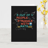 数学おもしろいことわざ カード (黄色い花)