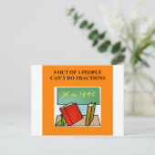 数学おもしろいの冗談 ポストカード (スタンド正面)