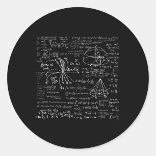 数学おもしろい二次公式の数学の問題S ラウンドシール