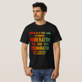 数学おもしろい先生ジョークおもしろい数学引用文 Tシャツ (正面フル)