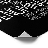 数学おもしろい先生ジョーク男性の女性のおもしろい最高のMathク ポスター (角)