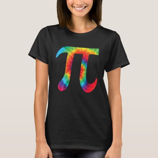 数学おもしろい先生絞り染め数学の学生ハ Tシャツ (正面)