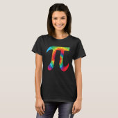 数学おもしろい先生絞り染め数学の学生ハ Tシャツ (正面フル)