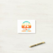 数学おもしろい先生3月14日Pi Day Merch I Like ポストイット (デスク上)