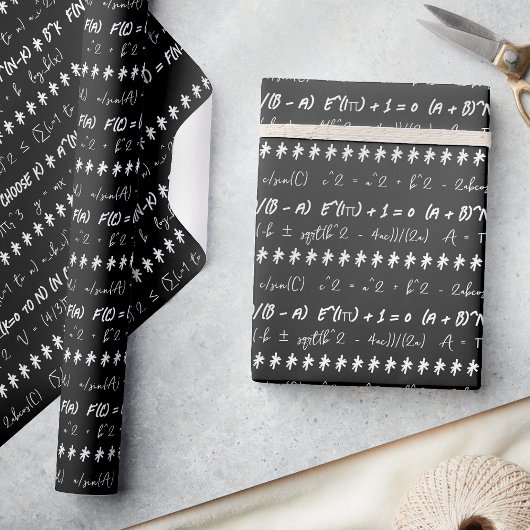 数学おもしろい公式ギフト ラッピングペーパー