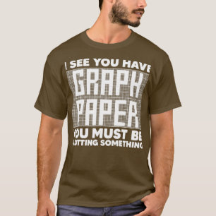 数学おもしろい女子数学男性へ学生M Tシャツ