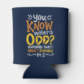 数学おもしろい学校先生分画引用文 缶クーラー (裏面)