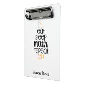 数学おもしろい学生パーソナライズされたの贈り物 ミニクリップボード (アングル2)