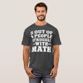 数学おもしろい学生 Tシャツ (正面フル)