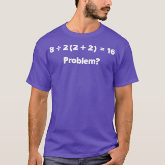 数学おもしろい式ウイルス数学の混乱Eq Tシャツ