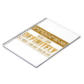 数学おもしろい式Tシャツ私は数学のパンスシュッド嫌い ノートブック (左側)