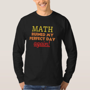数学おもしろい数代数計算関数 Tシャツ
