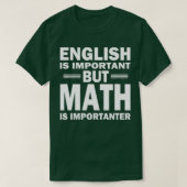 数学おもしろい科学おたく先生ギフトアイディア誕生日 Tシャツ (デザイン正面)