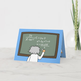 数学おもしろい誕生日カード数学をテーマにした漫画 カード