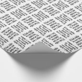 数学おもしろい/代数引用文- xドルもらう ラッピングペーパー (角)