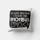 数学およびリバーシブルの教室の枕を読むこと クッション (裏面)